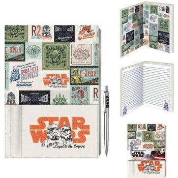 Conjunto de Cuaderno A5 y Bolígrafo Leales al Imperio de Star Wars