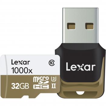 Lexar Professional - Tarjeta de memoria 1000x microSDHC de 32 GB