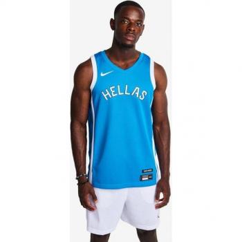 Greece Nike Olympics Limited Road Jersey - Unisex, Nike Team Greece Olympic Basketball - Men Jerseys/replicas - Blue - Size: Small