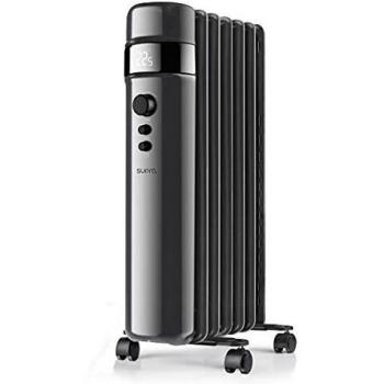 Radiador de aceite eléctrico Supra OREA 1500W negro con 3 potencias y termostato