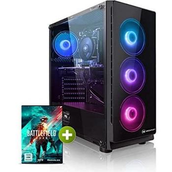 PC Gaming - Megaport Ordenador Gaming PC Intel Core i5-11600K • GeForce RTX 3070 8GB • 1TB M.2 SSD • 32GB DDR4 • Windows 10 • WLAN • PC Gamer • Ordenador de sobremesa