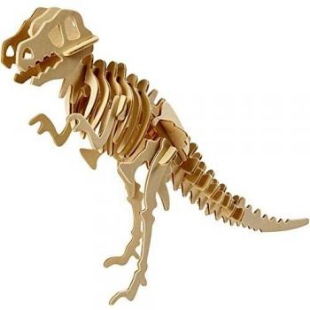 Rompecabezas 3D de Madera, Dinosaurio, 33x8x23 cm, Plywood, 1 Pieza