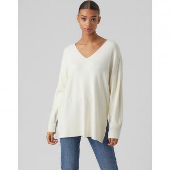 Vero Moda Jersey de mujer largo con escote en pico