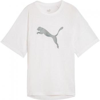 Camiseta Puma Evostripe Graphic Mujer Blanco