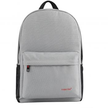 Mochila clásica básica Bookbag con puerto de carga USB Se adapta a portátil de 15,6 pulgadas