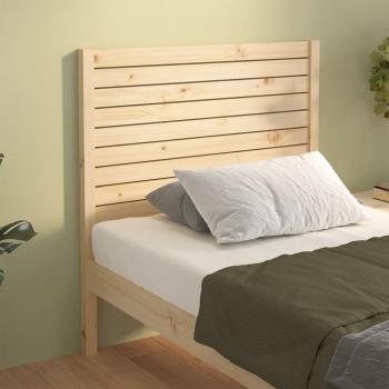 Cabecero de cama 96x4x100 cm madera maciza de pino