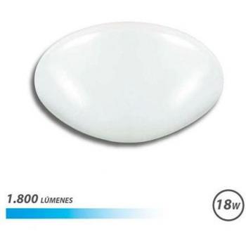 Elbat Lámpara LED de Techo - Potencia: 18W - Lúmenes: 1800 - Luz Fría: 6500K - AC 175-265V - Diámetro: 30cm