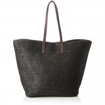 PIECES 17087404, Bolso Mujer, Schwarz
