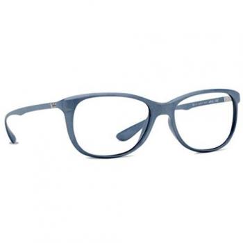 Ray-Ban Unisex RX7024 Square Gray Plastic Eyeglasses 56MM