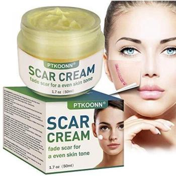 Cicatrices Crema,Crema de cicatrices,pomada de cicatrices,Adecuado para cicatrices nuevas y antiguas, cicatrices de acné, estrías y varias partes del cuerpo.