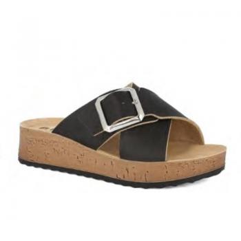 Sandalia de Mujer Inblu PK32 Negra, tipo: sandalia, características: diseño cómodo, suela antideslizante, material sintético de alta calidad, plantilla acolchada para mayor confort