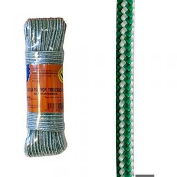 PROFER HOME - Cuerda Pp.Trenzad.4 Mm Bla/Ver Profer Home 20 M