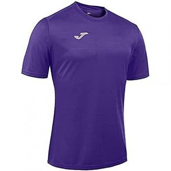 Joma Campus II Camiseta de equipación de Manga Corta, Hombre, Violeta, XS