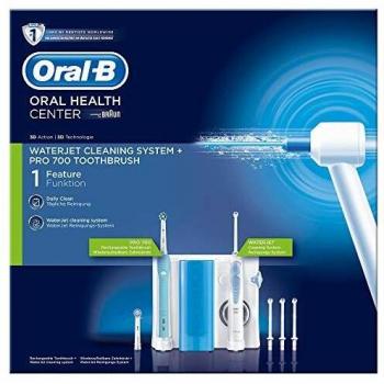 Oral-B kit para la higiene bucal, Oral-B Pro 700 Cepillo eléctrico e irrigador Waterjet