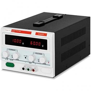 Fuente de alimentación regulable para laboratorio - 0-60 V - 0-10 A DC - 600 W