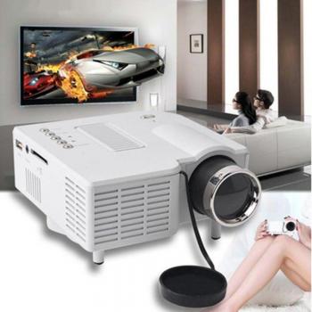 Mini proyector portátil UC28+ 1080P HD con interfaz HDMI mejorada, dispositivo de cine en casa y reproductor multimedia