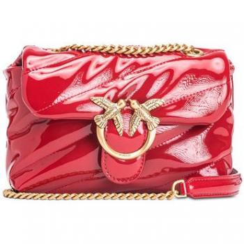 PINKO Red Love Puff Baby Bag Cross Body Bag Size: ONE SIZE Female
