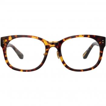 Linda Farrow CEDRIC LFL1275A Asian Fit C6 Men's Eyeglasses Black Size 54 (Frame Only) - Blue Light Block Available