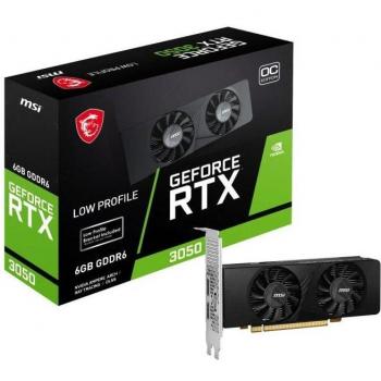 MSI GeForce RTX 3050 LP OC 6GB GDDR6 Tarjeta Gráfica de Alto Rendimiento