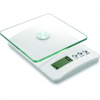 Ilsa 97522 Balanza de cocina digital, 5 kg, Blanco
