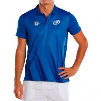 Polo Bullpadel APA Abuce Azul Real - Polo de padel para hombre, color azul real, modelo Abuce 001