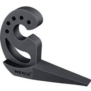 WENKO Tope Multi-STOP® de WENKO gris antracita - Protección contra apriete, Plástico