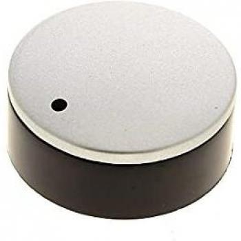 Botón 6 horas negro/aluminio para horno Scholtes
