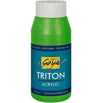 Pintura Acrílica Fluorescente Verde Neón SOLO GOYA TRITON 750 ml