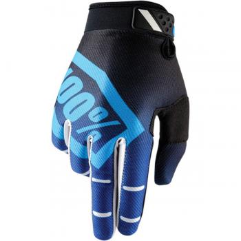 100% Guantes Ridefit Corpo Azul Talla XL - Azul, XL
