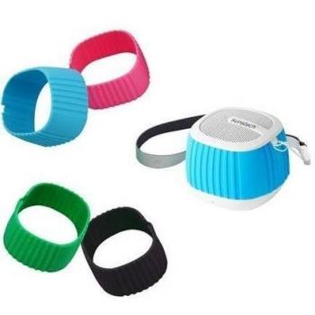 Sunstech SPBTRAINBOW - Altavoz con Bluetooth y micrófono