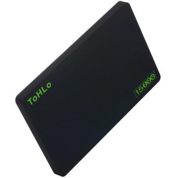 ToHLo Batería Externa 15000mAh Cargador Movil Portátil Compacto Power Bank con 2 Puertos USB para iPhone, iPad, Samsung Galaxy, Android y Otros Teléfonos Inteligentes