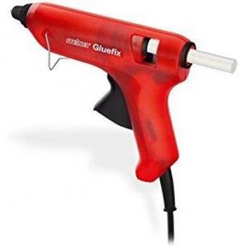 Steinel Gluefix - Pistola termoencoladora, Tiempo de calentamiento: 7-8 min, Temperatura de fusión: 200 °C, Rendimiento: 13 g/min, Incluye barritas de pegamento Ø 11 mm, 333911