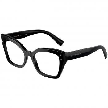 Dolce & Gabbana DG3386F Asian Fit 501 Gafas Recetadas para Mujer Negras