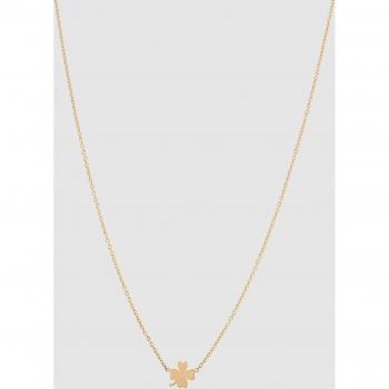 Colgante de Oro con Trébol de la Suerte