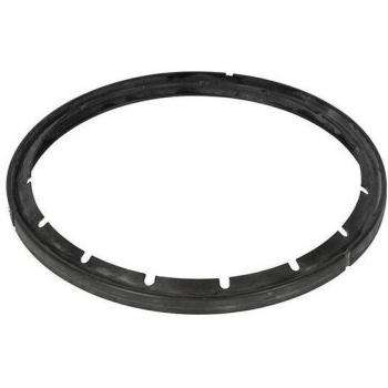 Tapa de Olla Express SEB de Plástico Ø 22 cm, Junta para Olla a Presión SEB X1010004 compatible con ollas de 4,5-6L en color negro