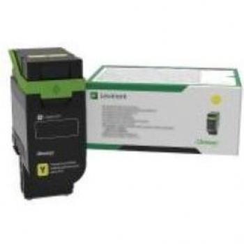 Toner amarillo Lexmark 75M2HY0 XL para impresoras CS531 y CX532, rendimiento de 8.8K páginas