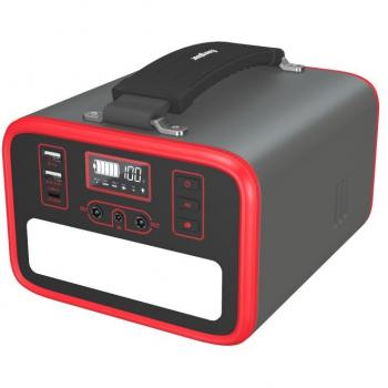 Energizer PPS240W2 Estación de Energía Portátil con Batería de Fosfato de Hierro-Litio (LiFePo4) de 72000 mAh y 150 W - Negro, Rojo y Gris