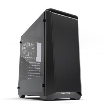 Phanteks - eclipse p400 midi- tower, tempered glass - negro/blanco