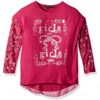 Guess J83I22K7I10 Camiseta Chica Fucsia 8 A