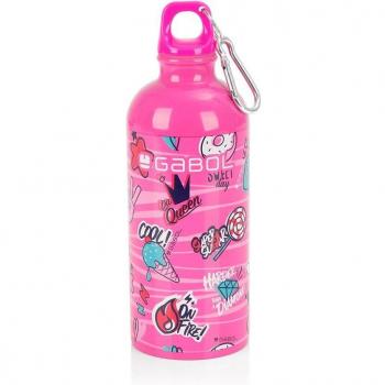Botella de acero inoxidable Gabol STICKER sin BPA, 600ml