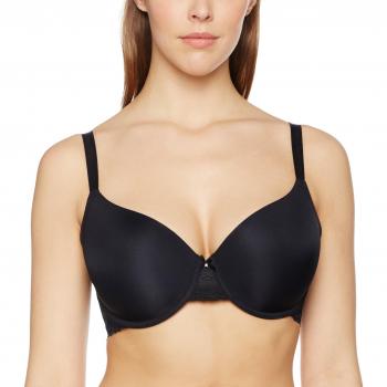 DORINA Adele T-Shirt Bra, Sujetador Cotidiana para Mujer, Negro, 105F, E