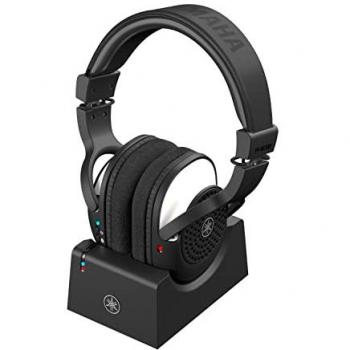 Yamaha YH-WL500 Wireless Headphones for Musical Instruments - Black and White