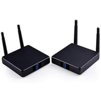 measy extensor hdmi inalámbrico measy transmisor y receptor hdmi inalámbrico full hd 1080p transmisión de audio y video desde PC, DVD, reproductores, etc. a TV y proyectores