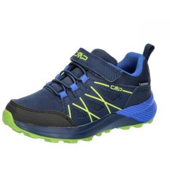 Zapatillas de Senderismo CMP Hulysse WP Unisex para Niños y Adultos - Color Azul/Ácido