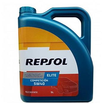 REPSOL Elite Competicion 5W-40 Aceite De Motor Para Coche, 5L