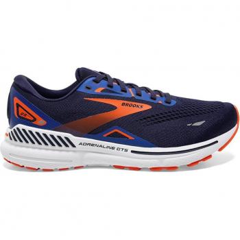 Brooks Adrenaline GTS 23 Trail Running Shoes - Men's, Peacoat/Orange/Surf the Web, Size 12.0, Style Number: 1103911D438.120