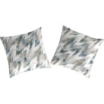 Funda almohada estampada picos Guy Laroche 100% algodón 65x65 cm
