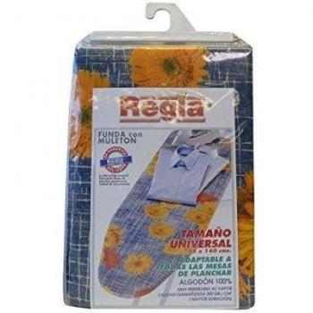 Regia FUN007EST - Funda de algodón y muletón, 140 x 55 cm