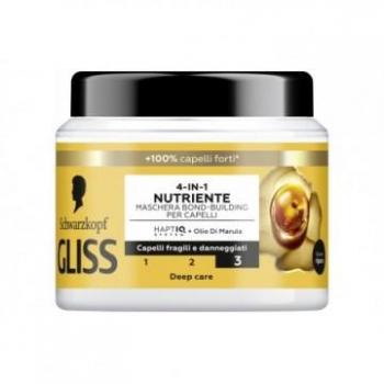 Mascarilla Capilar 4 en 1 Nutritiva con Aceite para Cabello Frágil y Dañado - 400 ml