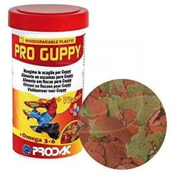 prodac Pro Guppy 250ml Alimento en Escamas Especial para guppys
